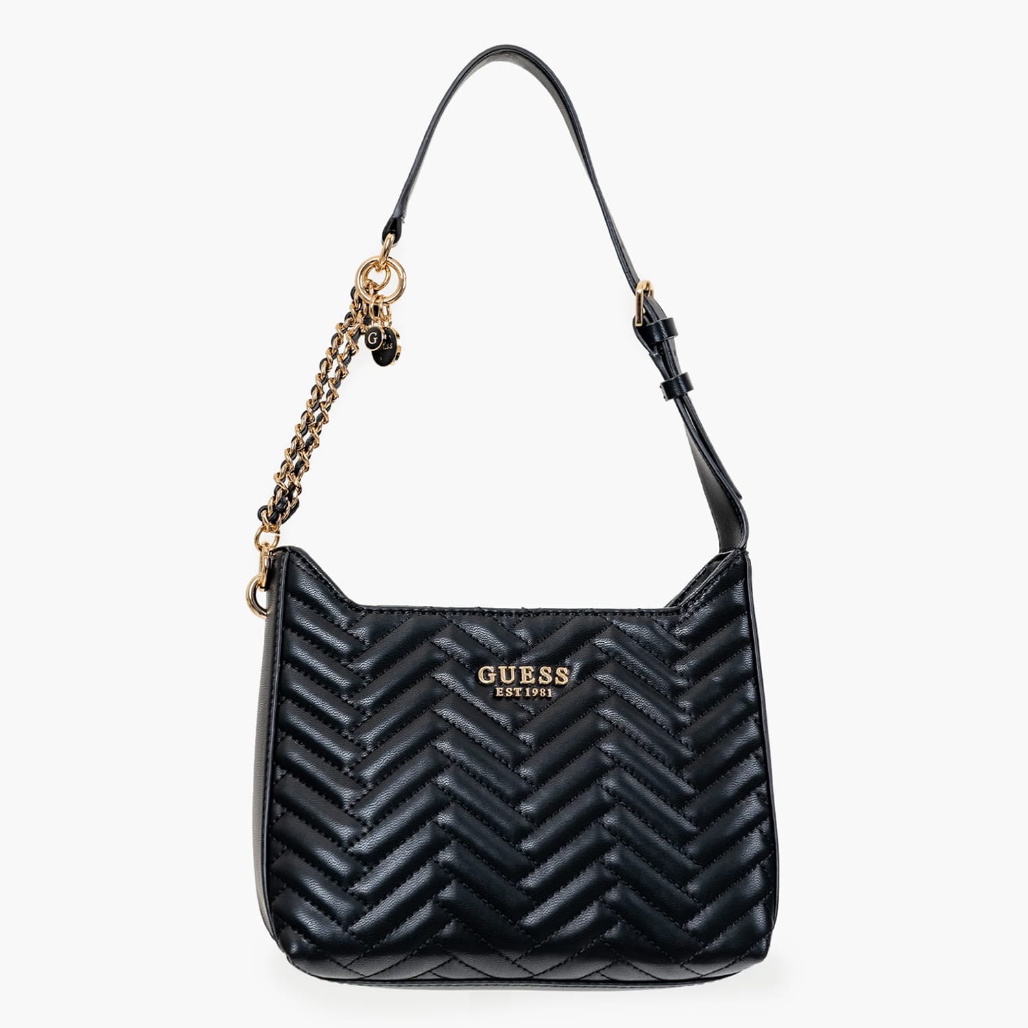 Γυναικείες Τσάντες Anning.Shld Μαύρο ECOleather Guess