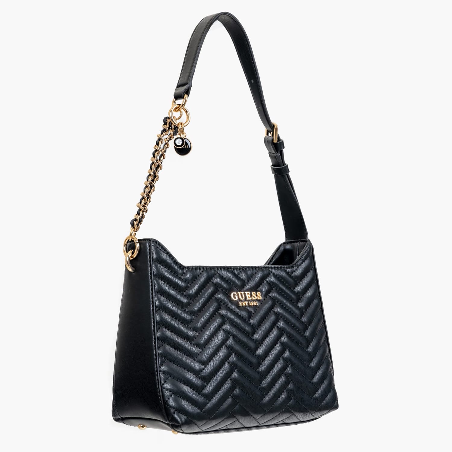 Γυναικείες Τσάντες Anning.Shld Μαύρο ECOleather Guess