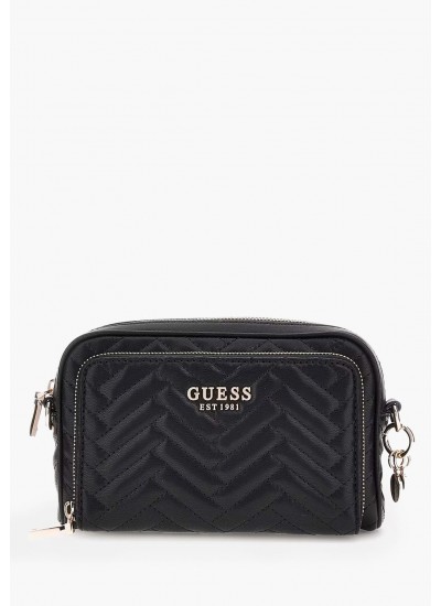 Γυναικείες Ζώνες 9115 Μαύρο ECOleather Guess