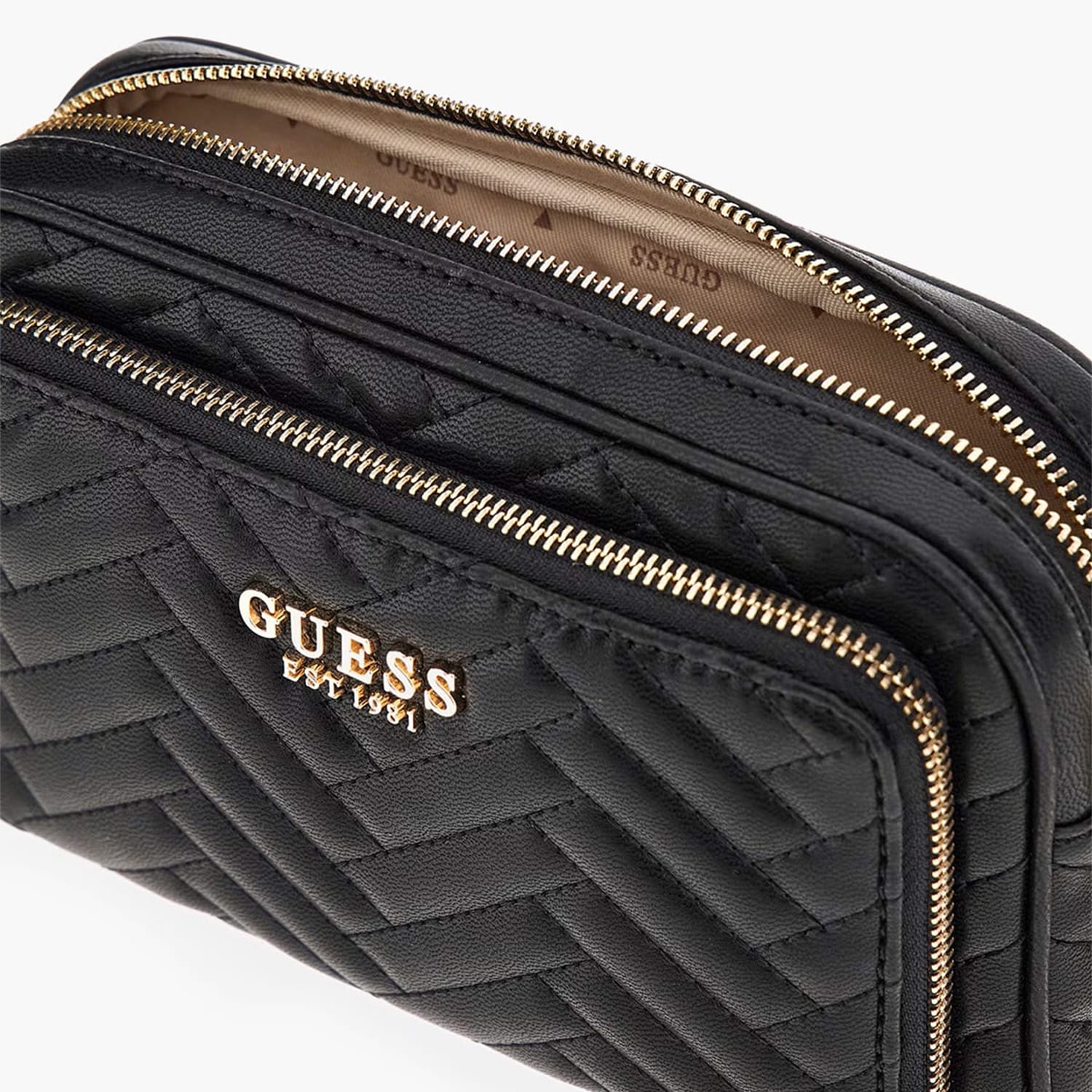 Γυναικείες Τσάντες Anning Μαύρο ECOleather Guess Γυναικείες Τσάντες Anning Μαύρο ECOleather Guess