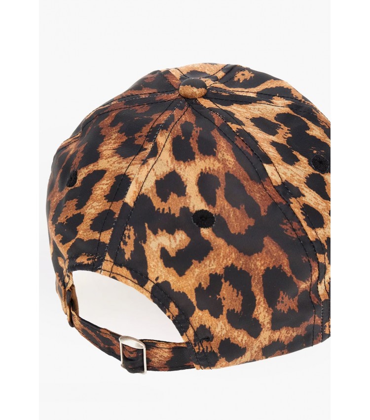 Γυνακεία Καπέλα Baseball.Leo Leopard Ύφασμα Guess Γυνακεία Καπέλα Baseball.Leo Leopard Ύφασμα Guess