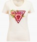 Γυναικείες Μπλούζες - Τοπ Beads.Triangle Μπεζ Βαμβάκι Guess Γυναικείες Μπλούζες - Τοπ Beads.Triangle Μπεζ Βαμβάκι Guess