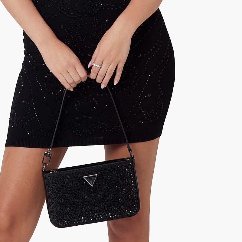 Γυναικείες Τσάντες Beauvoir.Mn Μαύρο Strass Guess