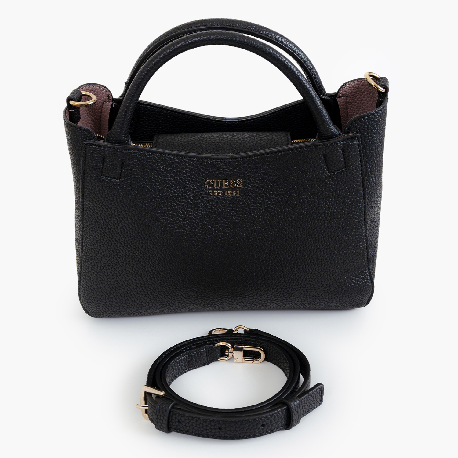 Γυναικείες Τσάντες Brenton.Sml Μαύρο ECOleather Guess