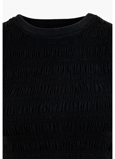 Γυναικείες Μπλούζες - Τοπ Claire.Smock Μαύρο Modal Guess