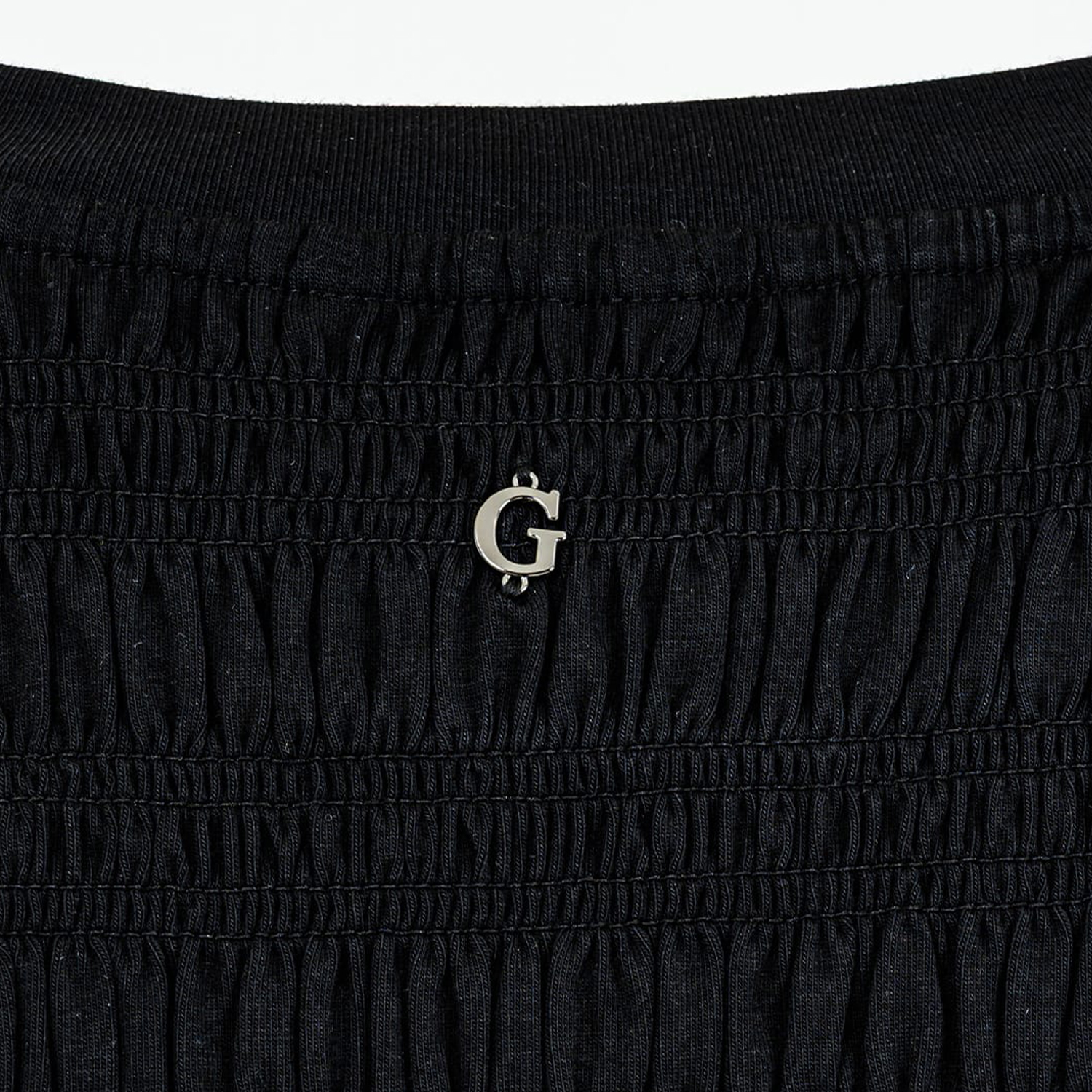 Γυναικείες Μπλούζες - Τοπ Claire.Smock Μαύρο Modal Guess Γυναικείες Μπλούζες - Τοπ Claire.Smock Μαύρο Modal Guess