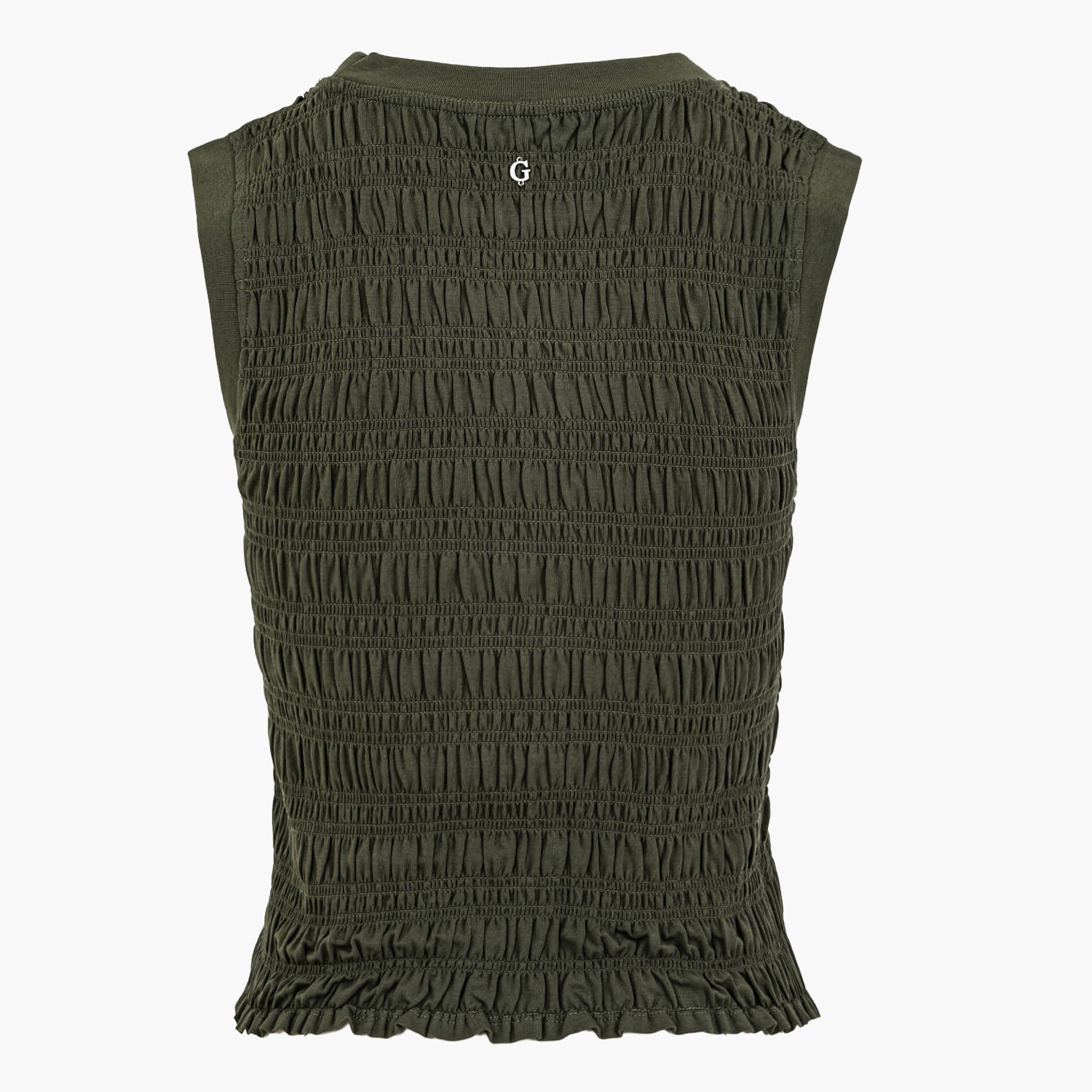 Women T-Shirts - Tops Claire.Smock Green Modal Guess Women T-Shirts - Tops Claire.Smock Green Modal Guess