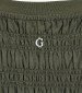 Γυναικείες Μπλούζες - Τοπ Claire.Smock Πράσινο Modal Guess Γυναικείες Μπλούζες - Τοπ Claire.Smock Πράσινο Modal Guess
