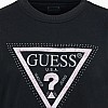 Γυνακεία Φούτερ Cn.Python Μαύρο Βαμβάκι Guess