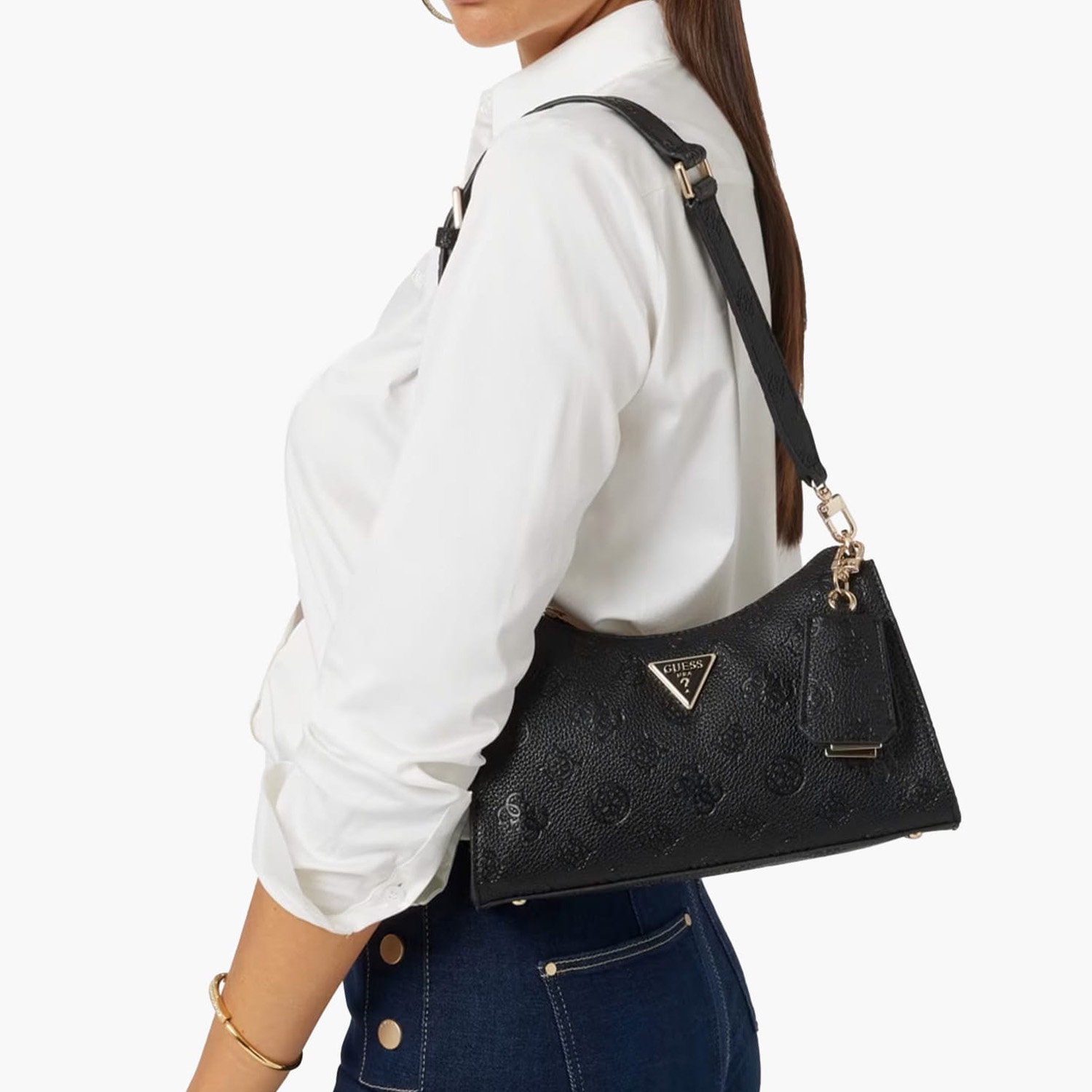 Γυναικείες Τσάντες Cresidia.Sho Μαύρο ECOleather Guess