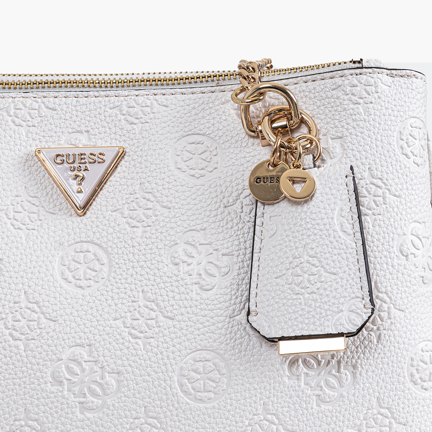 Women Bags Cresidia.Status White ECOleather Guess Women Bags Cresidia.Status White ECOleather Guess