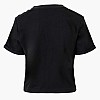 Women T-Shirts - Tops Cropped.Washed Black Cotton Guess Women T-Shirts - Tops Cropped.Washed Black Cotton Guess