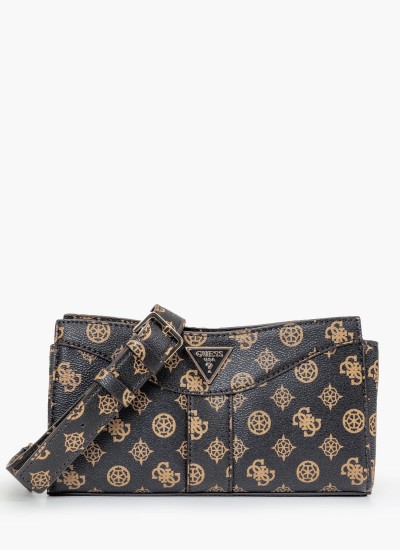 Ανδρικά Παπούτσια Casual Elba.B Άσπρο Δέρμα Guess