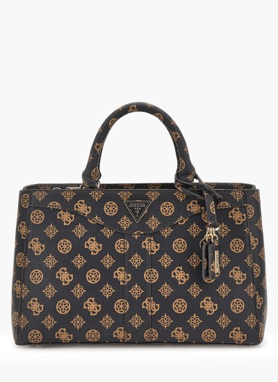 Γυναικεία Πορτοφόλια Emilee.Zip Μαύρο ECOleather Guess