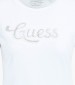 Γυναικείες Μπλούζες - Τοπ Dot.R3 Άσπρο Βαμβάκι Guess Γυναικείες Μπλούζες - Τοπ Dot.R3 Άσπρο Βαμβάκι Guess