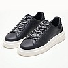 Men Casual Shoes Elba.B.2 Black Leather Guess Men Casual Shoes Elba.B.2 Black Leather Guess