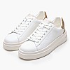 Women Casual Shoes Elbina.24 White Leather Guess Women Casual Shoes Elbina.24 White Leather Guess