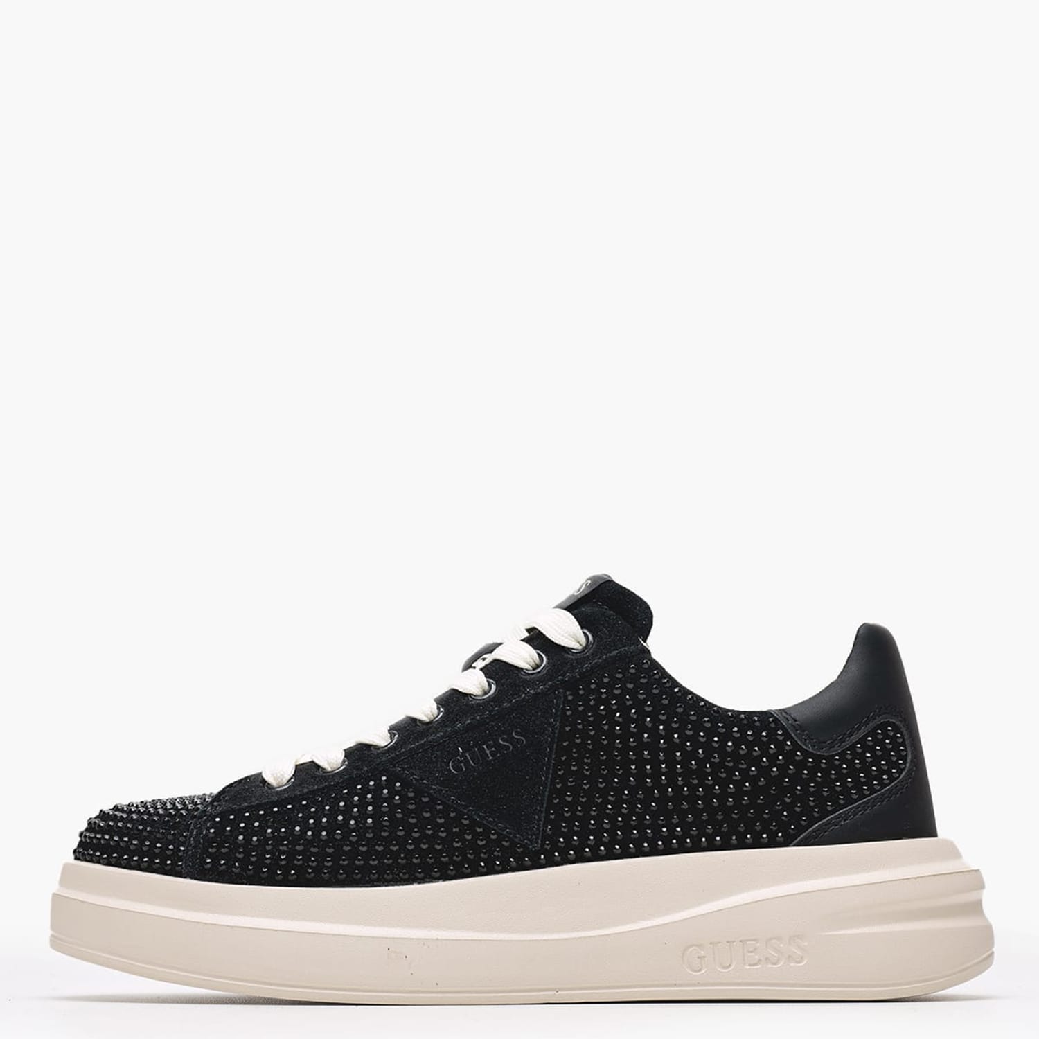 Γυναικεία Παπούτσια Casual Elbina.St Μαύρο Δέρμα Guess