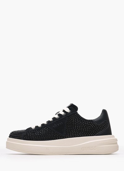 Γυναικεία Παπούτσια Casual Elbina.St Μαύρο Δέρμα Guess
