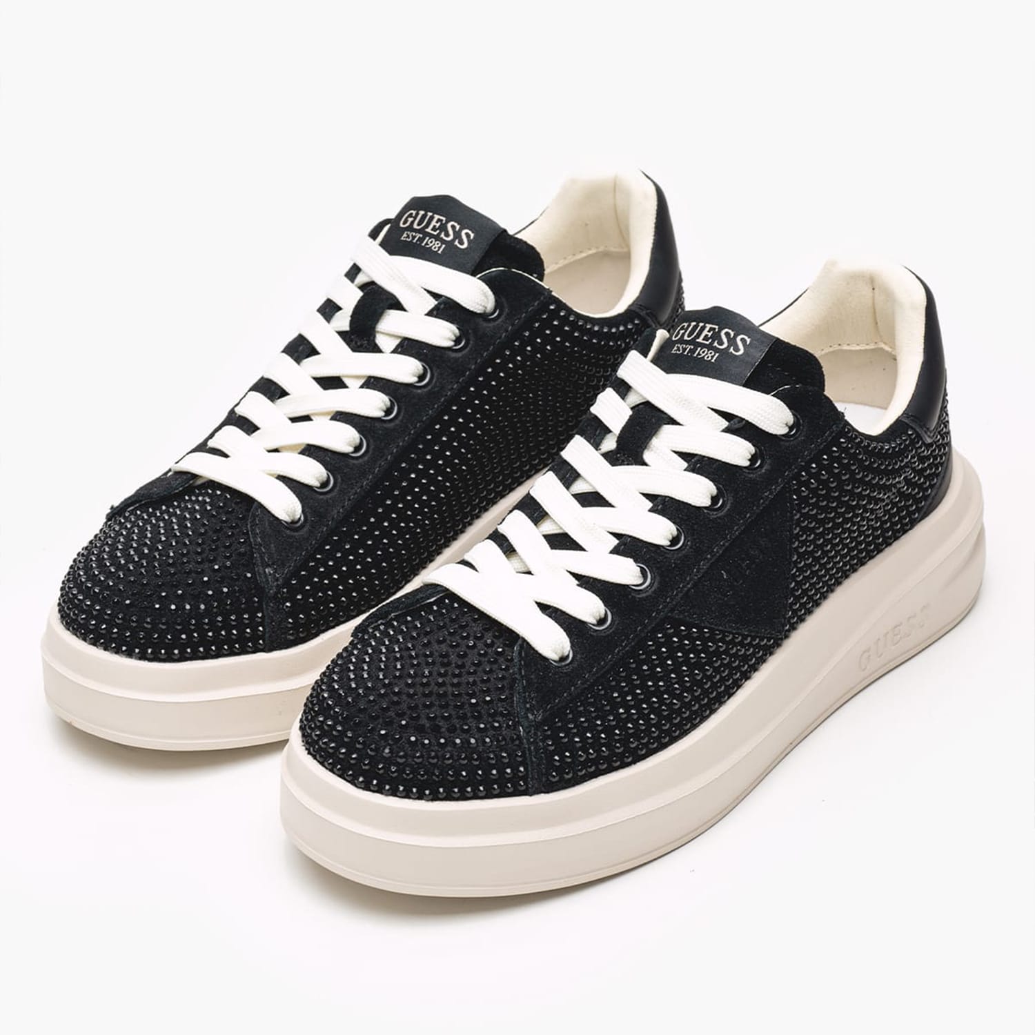 Γυναικεία Παπούτσια Casual Elbina.St Μαύρο Δέρμα Guess Γυναικεία Παπούτσια Casual Elbina.St Μαύρο Δέρμα Guess