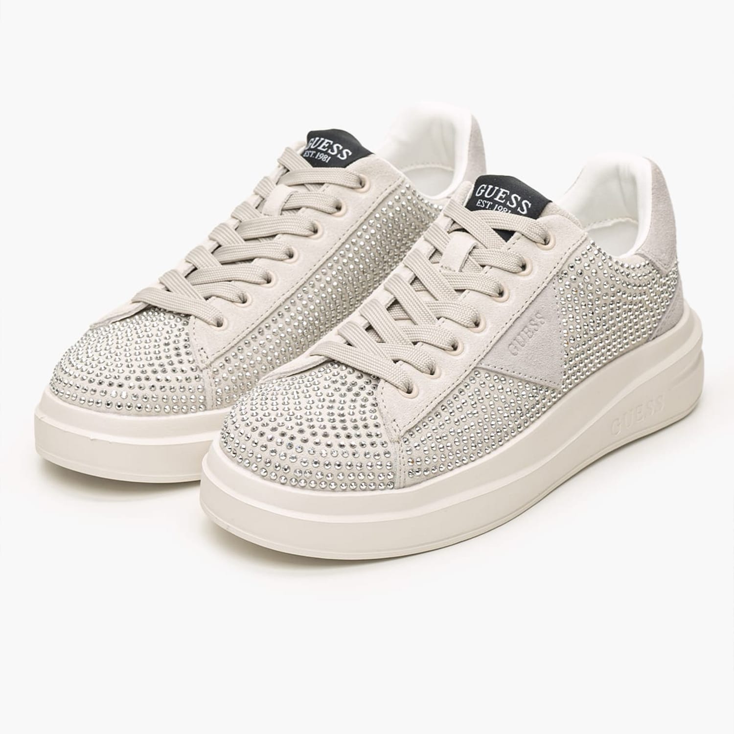 Γυναικεία Παπούτσια Casual Elbina.S Γκρι Δέρμα Guess Γυναικεία Παπούτσια Casual Elbina.S Γκρι Δέρμα Guess