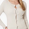 Women Cardigans Elden.Cardi Beige Viscose Guess Women Cardigans Elden.Cardi Beige Viscose Guess
