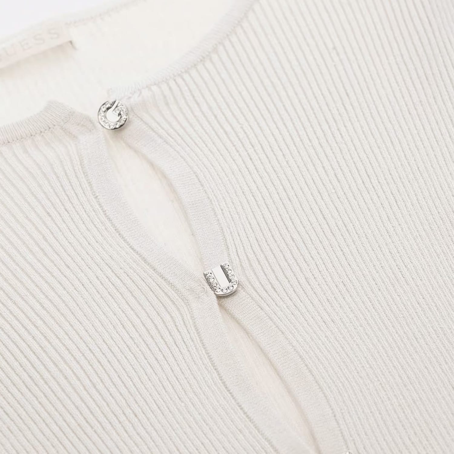 Women Cardigans Elden.Cardi Beige Viscose Guess Women Cardigans Elden.Cardi Beige Viscose Guess
