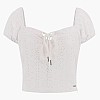 Γυναικείες Μπλούζες - Τοπ Eliane.Puffed Άσπρο Βαμβάκι Guess Γυναικείες Μπλούζες - Τοπ Eliane.Puffed Άσπρο Βαμβάκι Guess