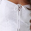 Γυναικείες Μπλούζες - Τοπ Eliane.Puffed Άσπρο Βαμβάκι Guess Γυναικείες Μπλούζες - Τοπ Eliane.Puffed Άσπρο Βαμβάκι Guess