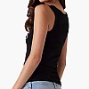 Γυναικείες Μπλούζες - Τοπ Embellished.Tank Μαύρο Βαμβάκι Guess Γυναικείες Μπλούζες - Τοπ Embellished.Tank Μαύρο Βαμβάκι Guess
