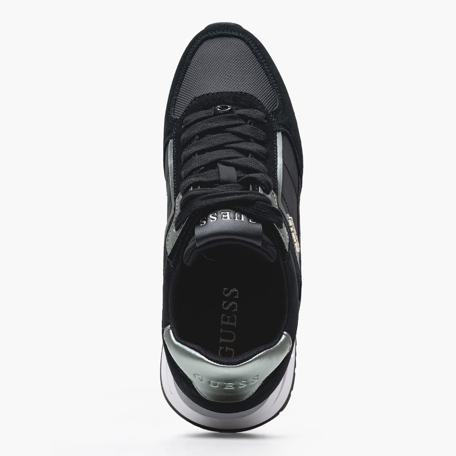 Γυναικεία Παπούτσια Casual Energy Μαύρο Δέρμα-Ύφασμα Guess Γυναικεία Παπούτσια Casual Energy Μαύρο Δέρμα-Ύφασμα Guess