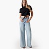Γυναικείες Μπλούζες - Τοπ Eyelet.Tone Μαύρο Βαμβάκι Guess Γυναικείες Μπλούζες - Τοπ Eyelet.Tone Μαύρο Βαμβάκι Guess