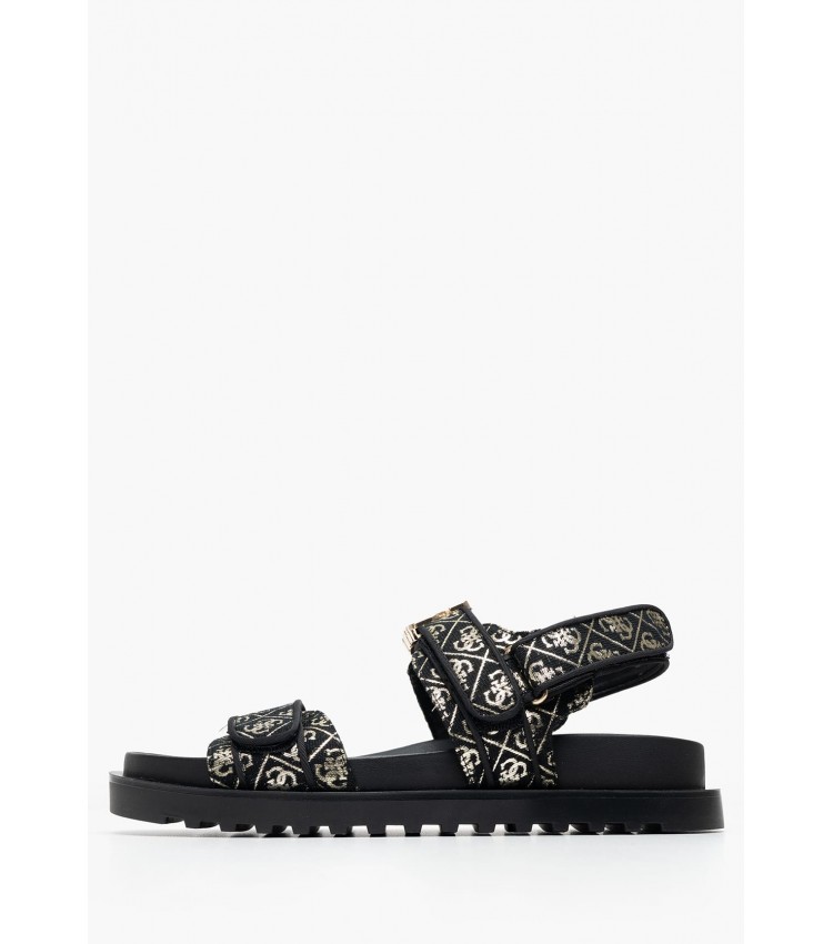 Γυναικεία Flats Fabelis Μαύρο Ύφασμα Guess Γυναικεία Flats Fabelis Μαύρο Ύφασμα Guess