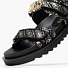 Γυναικεία Flats Fabelis Μαύρο Ύφασμα Guess