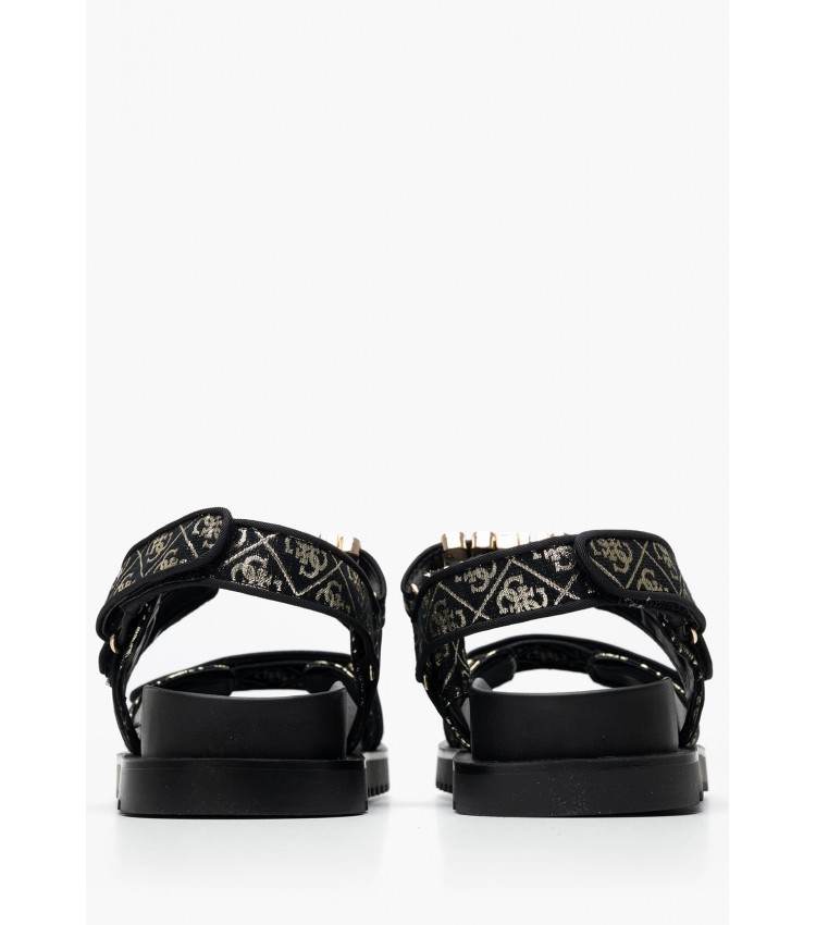 Γυναικεία Flats Fabelis Μαύρο Ύφασμα Guess Γυναικεία Flats Fabelis Μαύρο Ύφασμα Guess