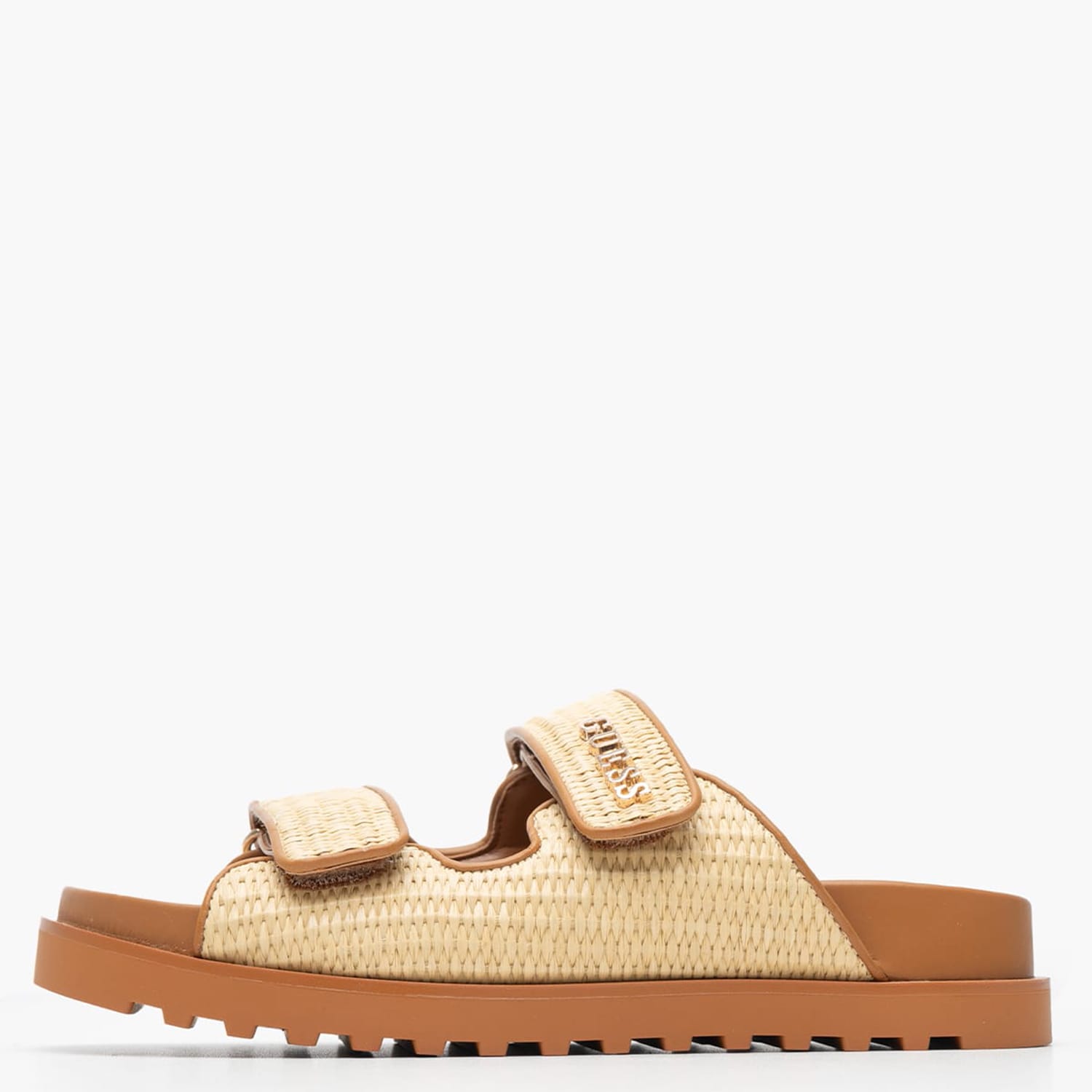 Γυναικεία Flats Fadelize Μπεζ Ψάθα Guess
