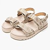 Γυναικεία Flats Fadison Μπεζ Ύφασμα Guess Γυναικεία Flats Fadison Μπεζ Ύφασμα Guess