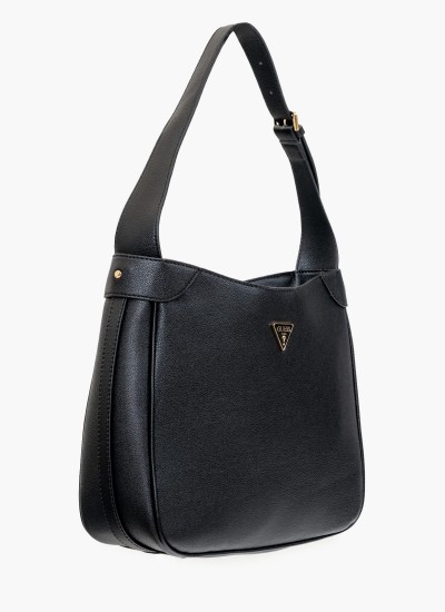 Γυναικείες Ζώνες 9115 Μαύρο ECOleather Guess