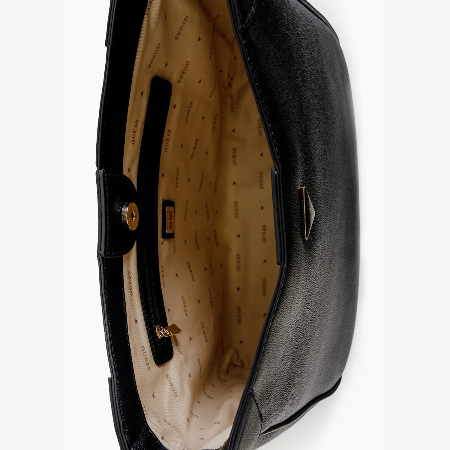 Γυναικείες Τσάντες Fedora.Hobo Μαύρο ECOleather Guess Γυναικείες Τσάντες Fedora.Hobo Μαύρο ECOleather Guess