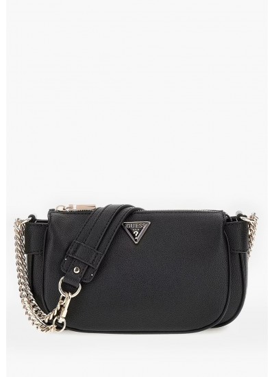 Γυναικεία Πορτοφόλια Emilee.Zip Μαύρο ECOleather Guess