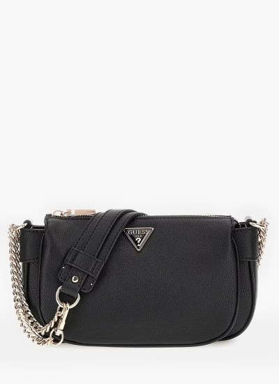 Γυναικεία Πορτοφόλια Emilee.Zip Μαύρο ECOleather Guess
