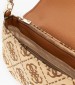 Γυναικείες Τσάντες Flap.Circe Μπεζ Ύφασμα Guess Γυναικείες Τσάντες Flap.Circe Μπεζ Ύφασμα Guess