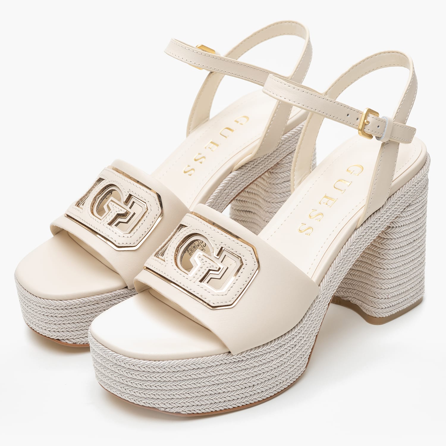 Γυναικεία Πέδιλα Formal Μπεζ Δέρμα Guess Γυναικεία Πέδιλα Formal Μπεζ Δέρμα Guess