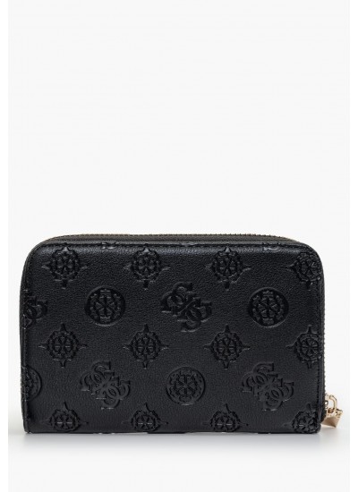 Γυναικεία Πορτοφόλια Gerty.Slg Μαύρο ECOleather Guess