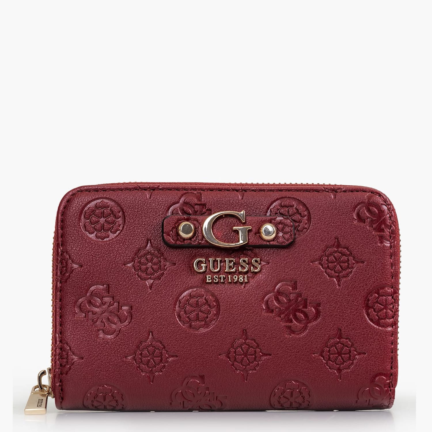 Γυναικεία Πορτοφόλια Gerty.Slg Μπορντό ECOleather Guess