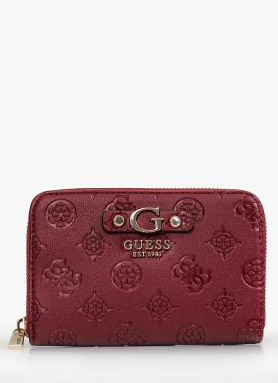 Γυναικεία Πορτοφόλια Emilee.Zip Μαύρο ECOleather Guess
