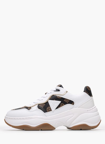 Γυναικεία Παπούτσια Casual 177288 Μπεζ ECOleather Skechers