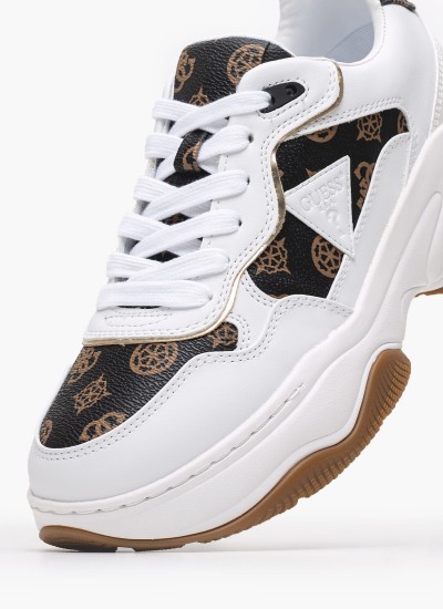 Γυναικεία Παπούτσια Casual 177288 Μπεζ ECOleather Skechers