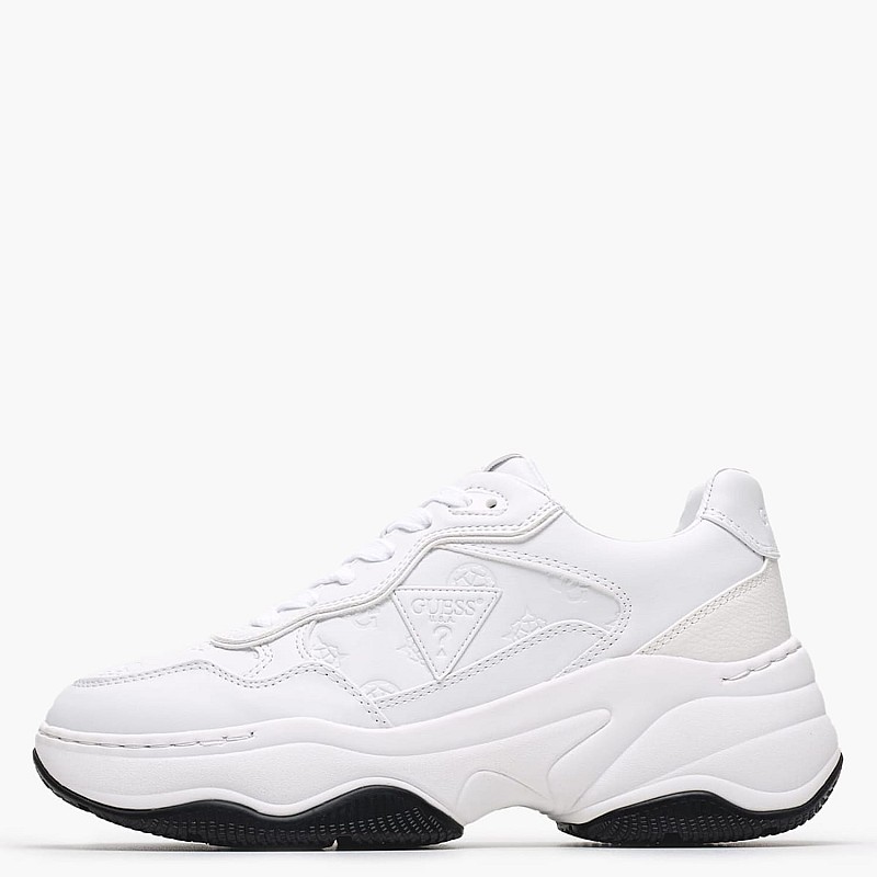 Women Casual Shoes Hapyy White ECOleather Guess