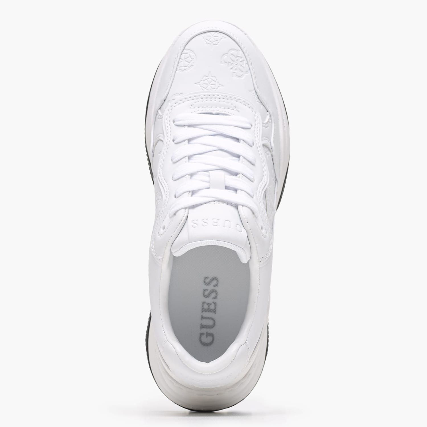 Women Casual Shoes Hapyy White ECOleather Guess